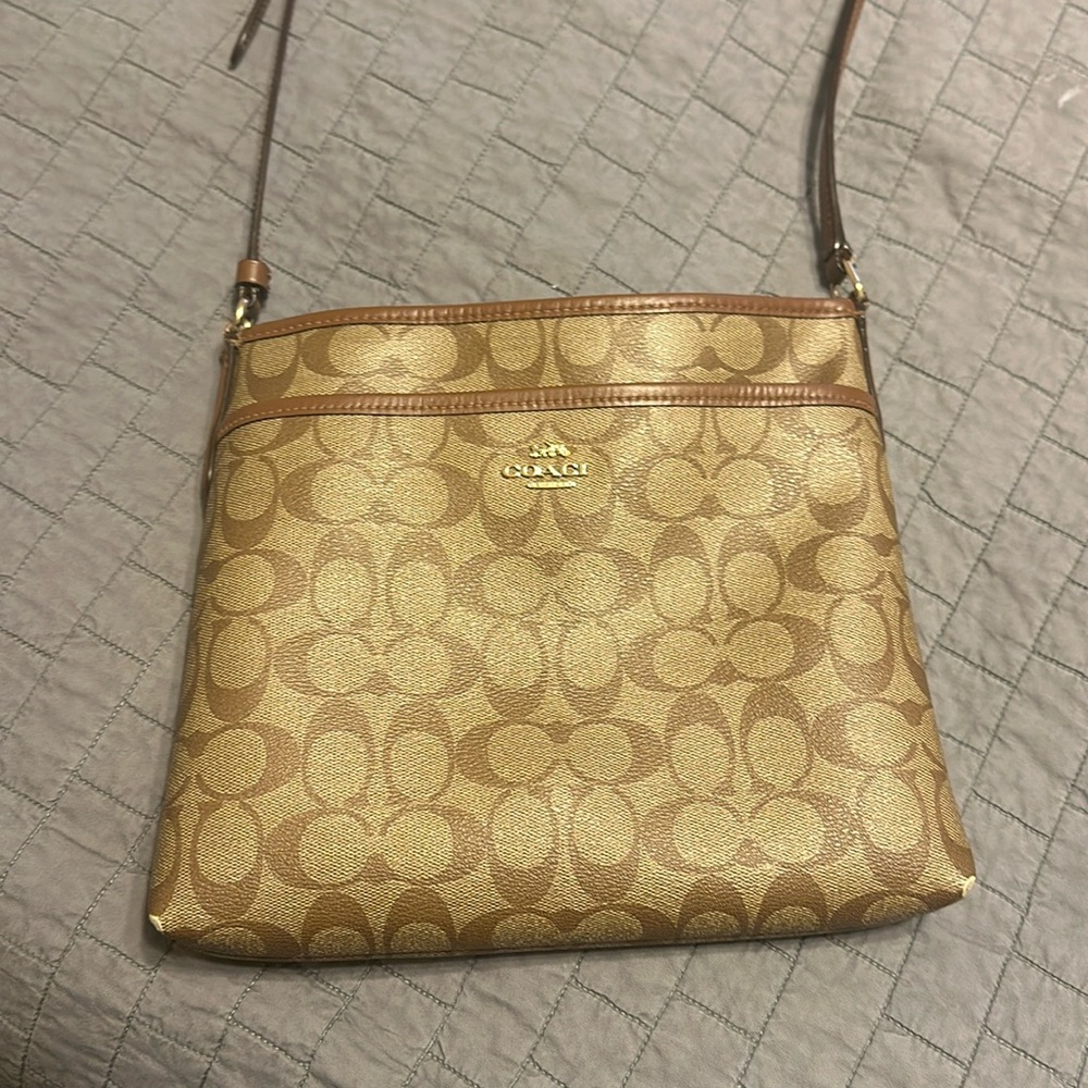 Coach cross body purse